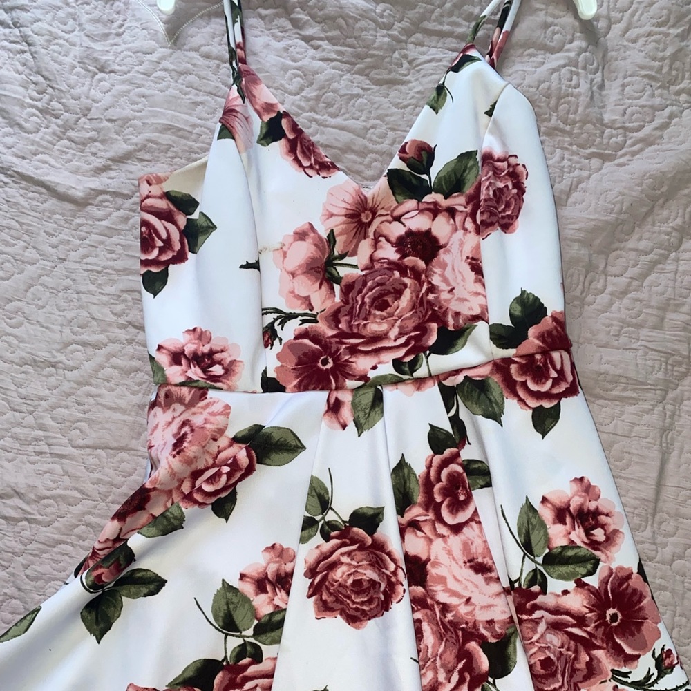 Dress, Large, romper with skirt